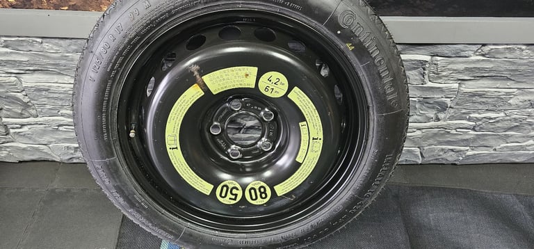 Mercedes BMW Mini Cooper 17 Space Saver Spare Wheel + tyre T125 80 17 Continental