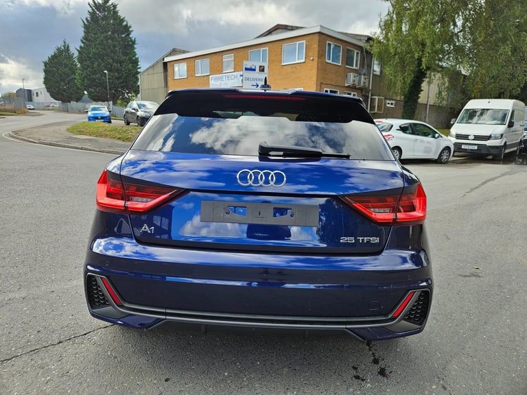 2025 AUDI A1 25 TFSI S Line 5dr S Tronic Auto Blue Damaged Salvage