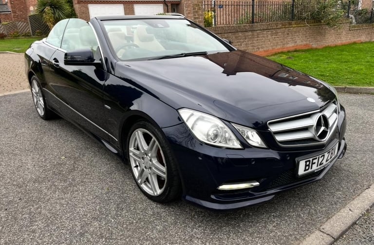 2012 MERCEDES-BENZ E250 CDi SPORT AUTO CONVERTIBLE FULL MOT JUST SERVICED LOVELY