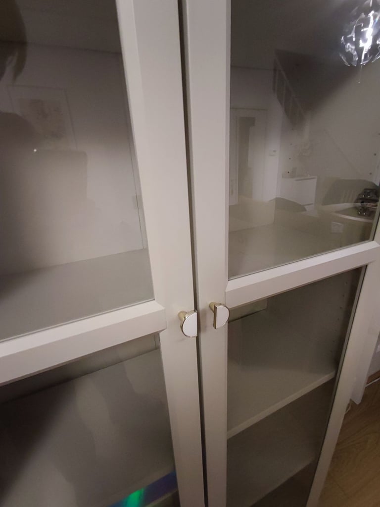 Billy/Oxberg cabinet with glass doors