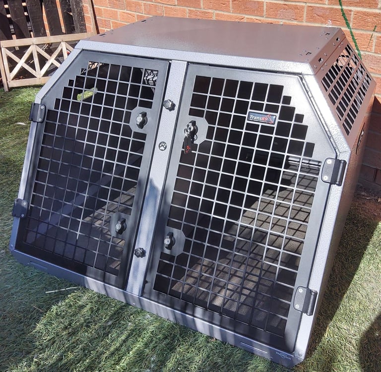 Trans K9 ( B3 ) Transport double dog cage (Lockable & Crash tested) TransK9