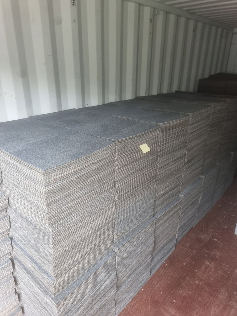 image for 2700 x Grey Milliken Nordic Stories Hidden Plains carpet tiles £1.20 per tile