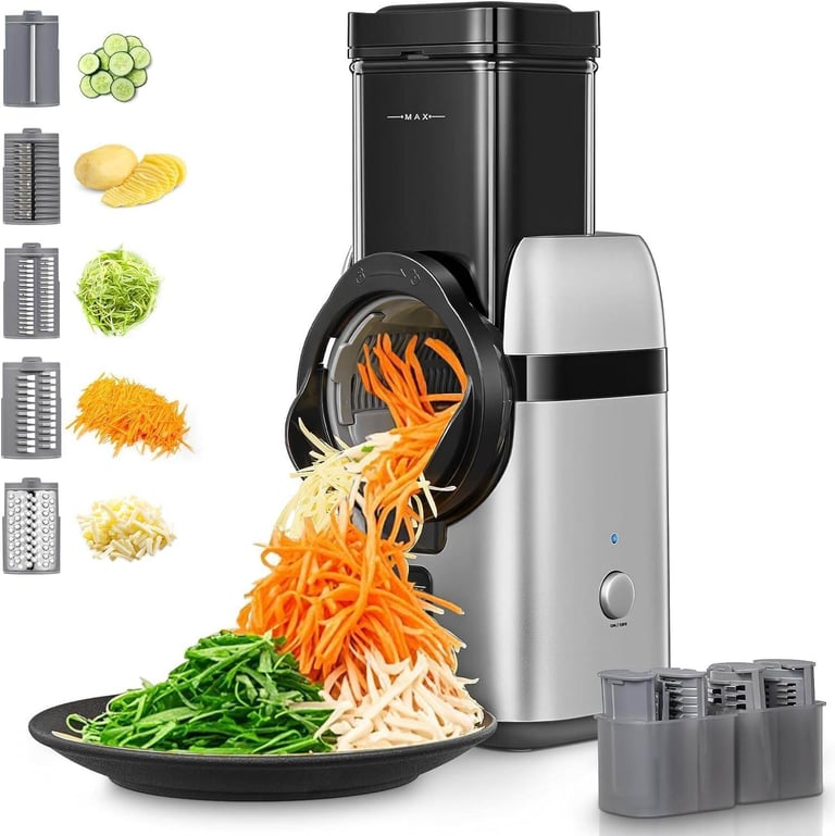 image for FOHERE 5 in 1 Electric Cheese Grater