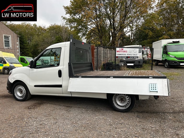 FIAT DOBLO 1.6 MULTIJET 1.6 WORKUP ALLOY DROPSIDER 2021 71 REG MILK FLOAT