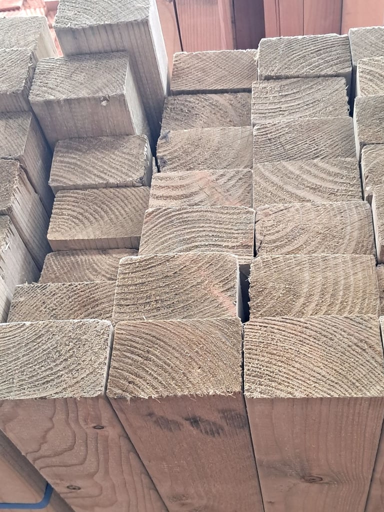 image for C24 45x70mm (3x2) 4.8m treated easy edge timber, £9.50 a length