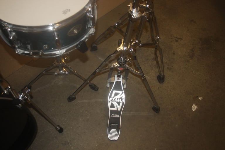 Vintage Tama Rockstar Custom Blue 5 Piece Drum Kit 22in Bass + All Hardware Included ~ £475 ono