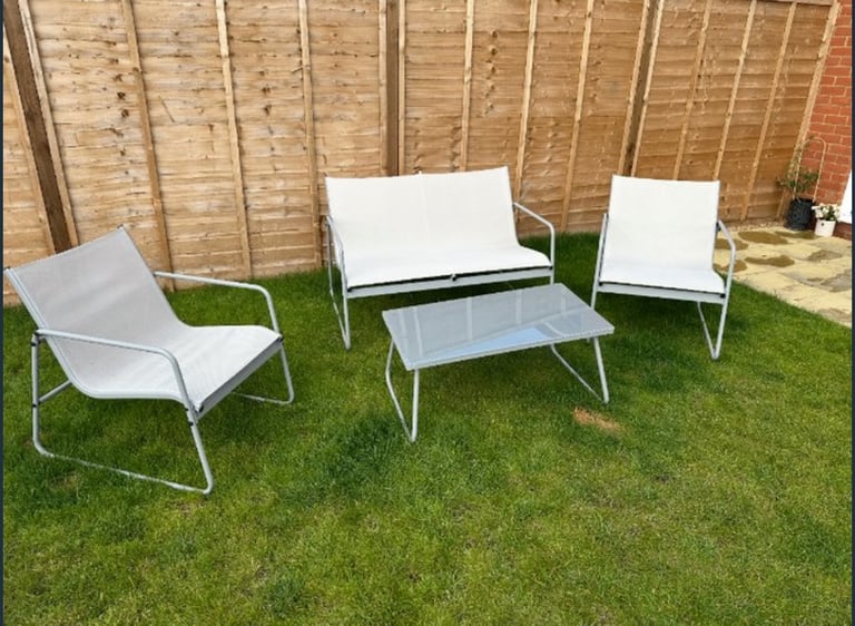 image for Grey 4 piece garden furniture - The Range 