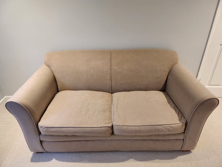image for Two seater sofa bed in mink