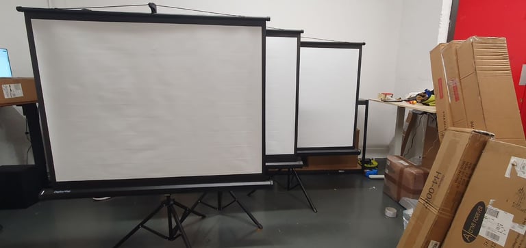60" projection screen