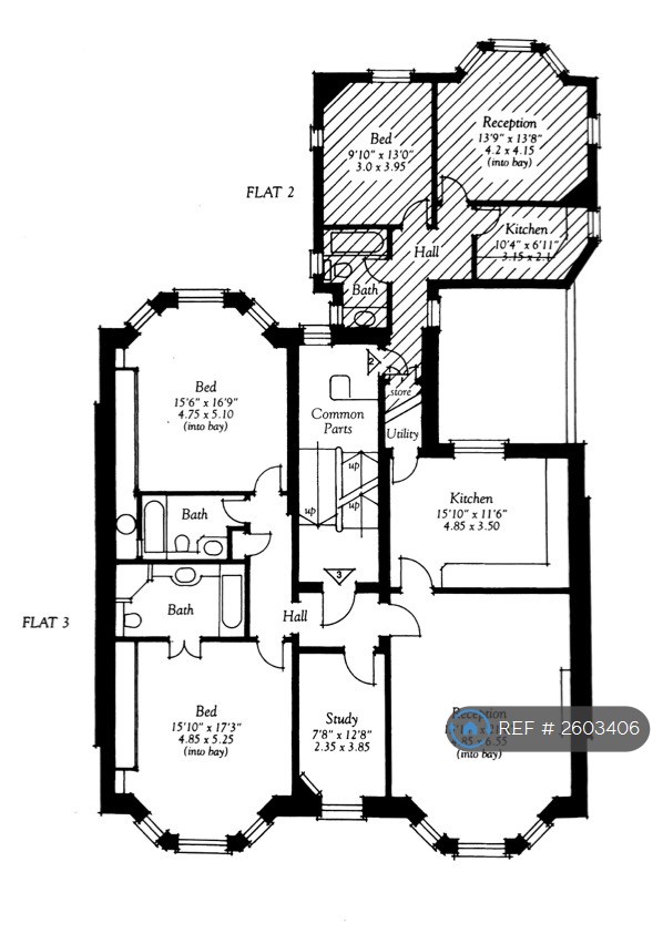 3 bedroom flat in Pembridge Square, London, W2 (3 bed) (#2603406)