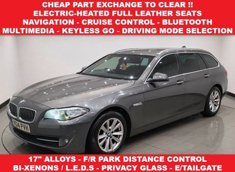 2014 14 BMW 5 SERIES 2.0 525D SE TOURING 5DR DIESEL MANUAL EURO 6 (S/S) (218 PS)