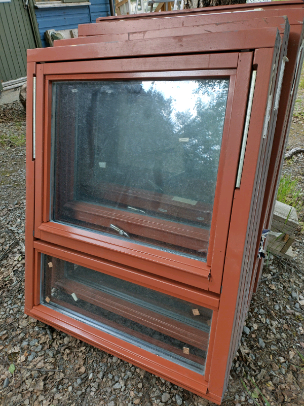 image for Double glazed windows, prefinished copper brown 