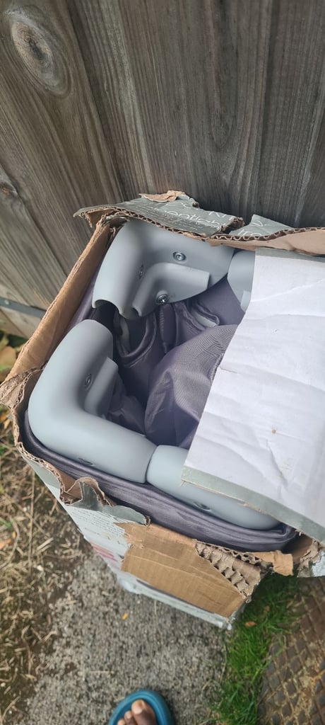 Red Kite Grey Sleep Tight Travel Cot