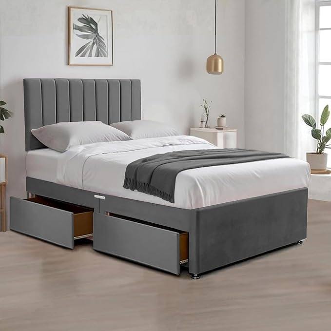 Brand New Divan Small Double bed base + headboard == same Day Delivery 