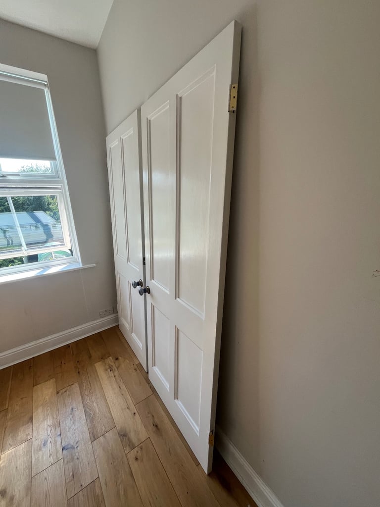 Wardrobe doors x 4 (from fitted wardrobe) 