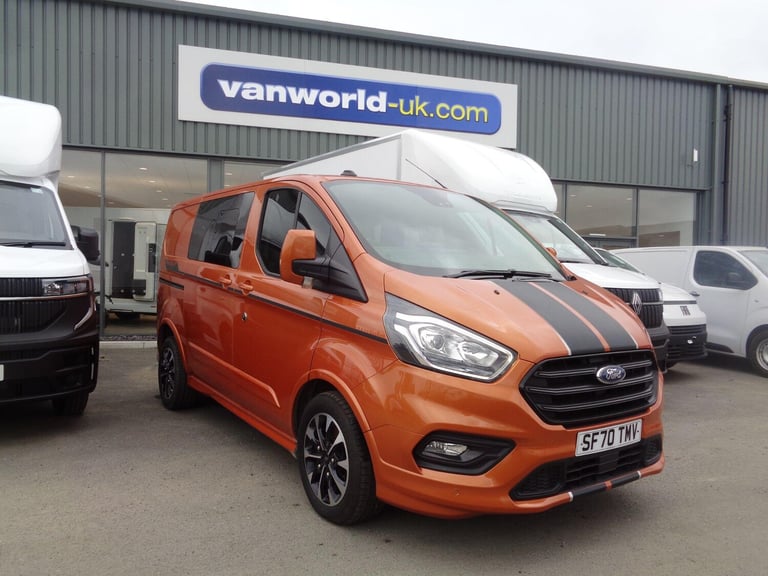 2020 Ford Transit Custom 2.0 320 EcoBlue Sport Crew Van Double Cab 5dr Diesel Auto L1 H1 Euro 6 (...