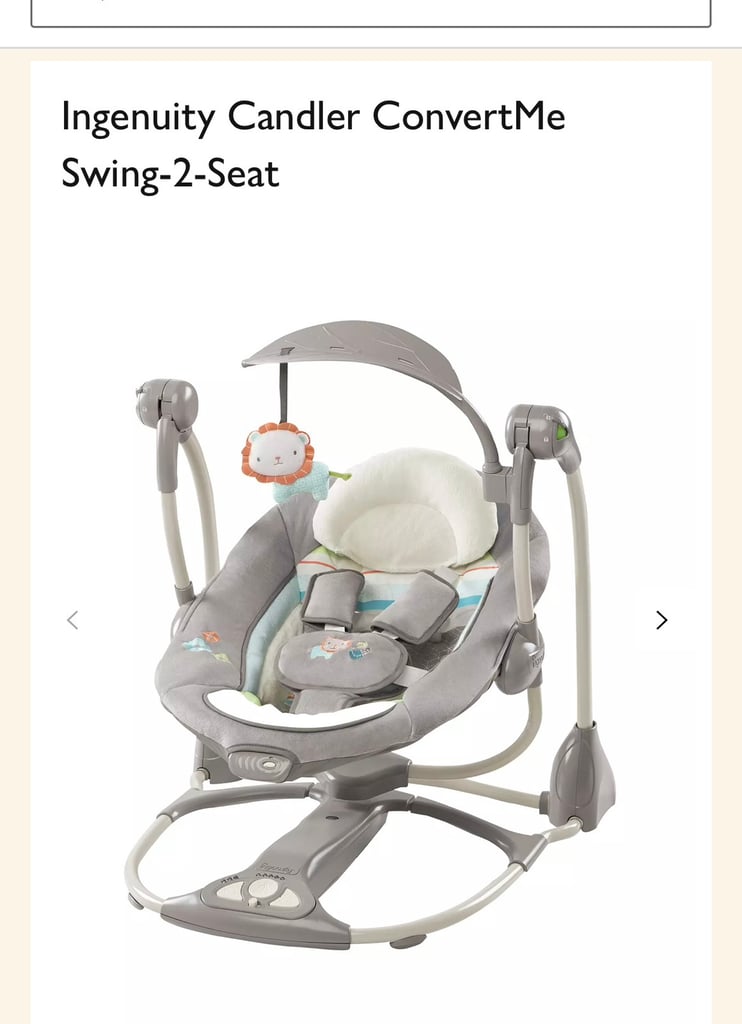 Ingenuity swing to seat 