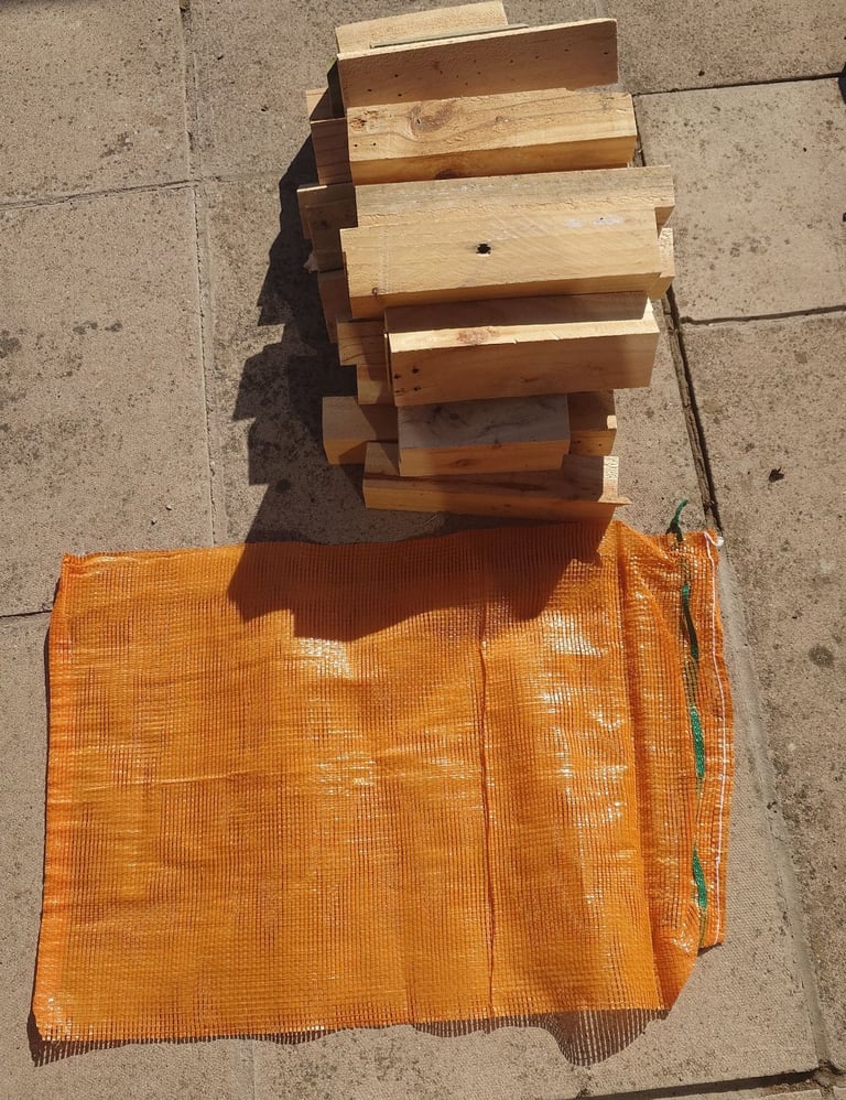 Firewood & kindling for log burner open fire.