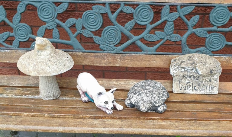 image for Stone garden ornaments £10 each