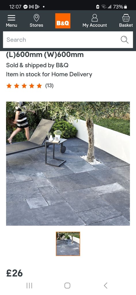 Black limestone like new