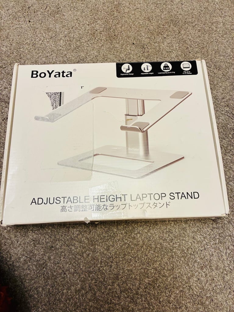 BoYata Laptop Stand, Multi-Angle Laptop 
