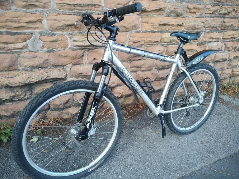 Orange Gringo Silver Aluminium Hard Tail Mountain Bike Hydraulic Brakes