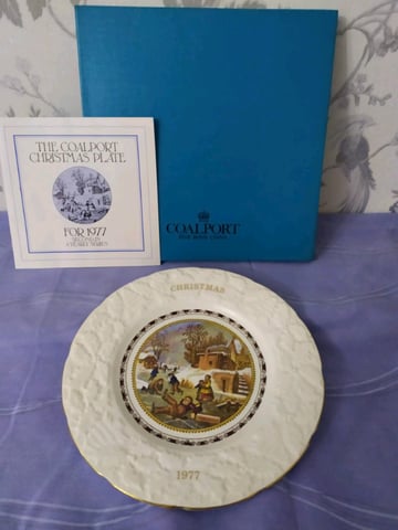 REDUCED Plate COALPORT christmas plate in Bridlington East