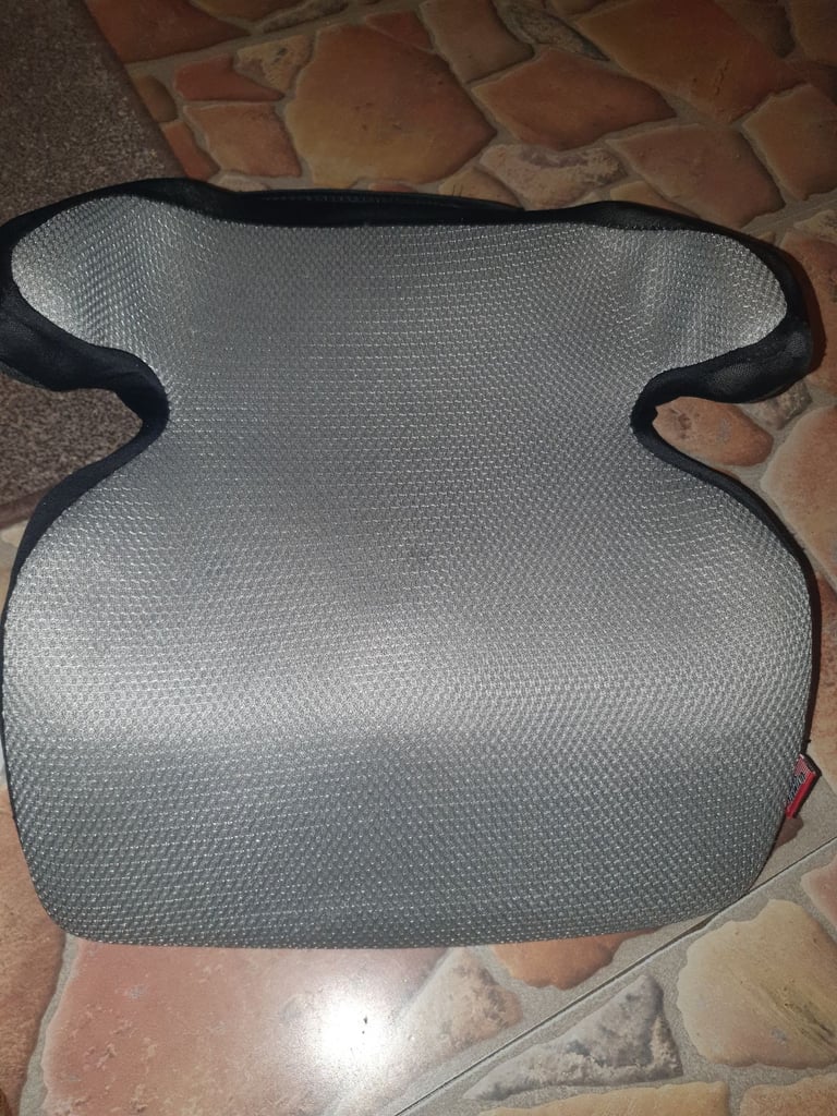 image for Grey & Black Booster Seat, Good Condition, Hardly Used, Only A Spare, Very Useful. 