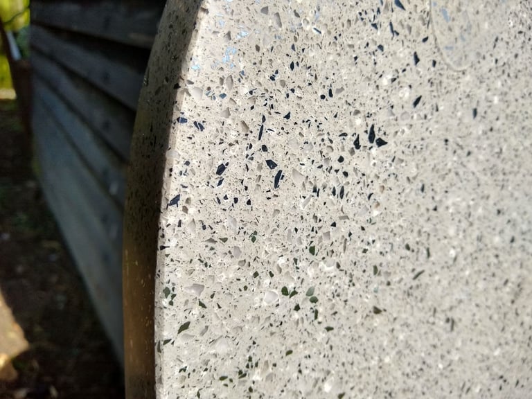 image for TRULY FREE - 30mm thick Quartz slab - Silver grey with flecks Ruislip NW London A40