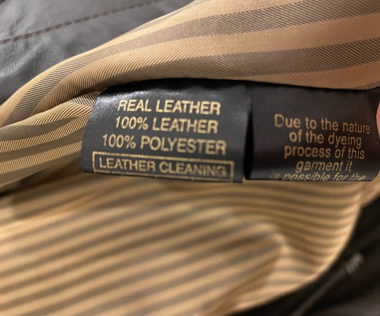 Woodland leather women’s parka UK18