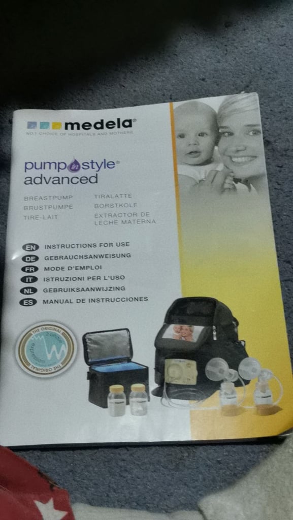 Medela Pump in Style Advanced breast pump.