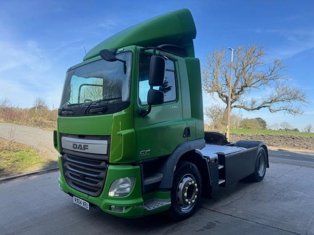 2014 64 DAF CF 330 Euro 6 4x2 day cab tractor unit air con auto