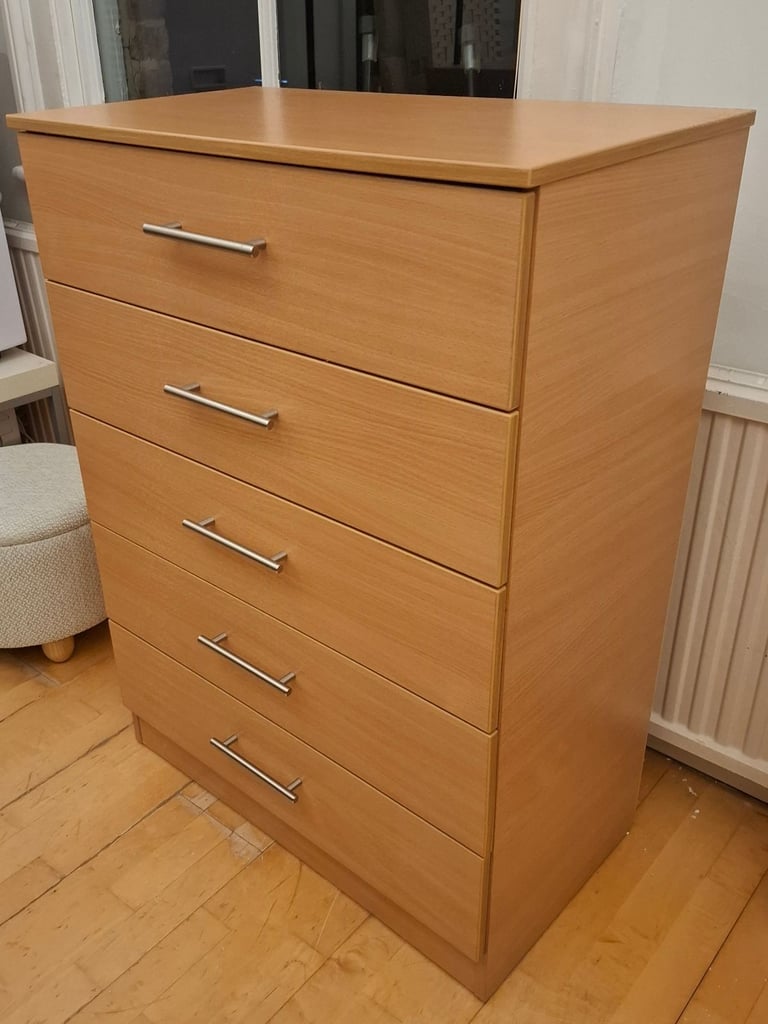 5 tier chest of drawers 
