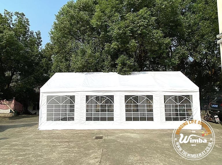 New 4x8m Heavy-Duty Marquee | PE/PVC | Complete Party Tent Kits 