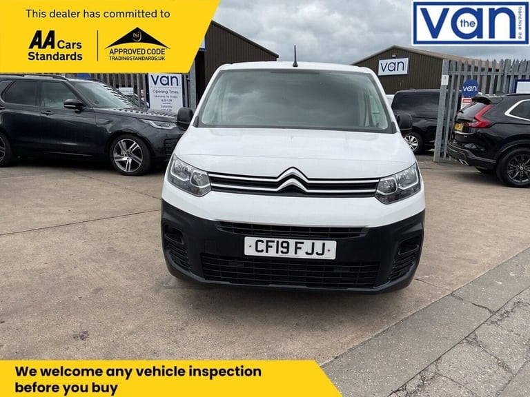 2019 Citroen Berlingo 1.6 BlueHDi 650 X M Panel Van 5dr Diesel Manual SWB Euro 6 (75 ps) with Ele...
