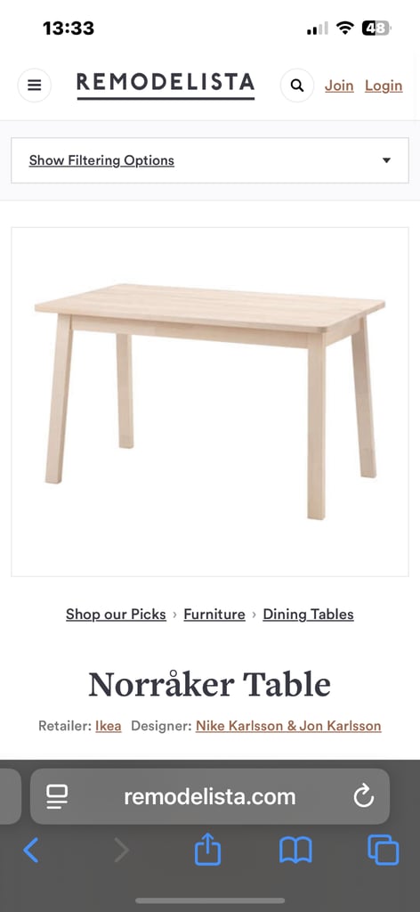 image for Norakker Ikea Table