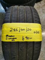 285 / 40 / 20 PIRELLI CINTURATO P7 TYRE - FITTING AVAILABLE