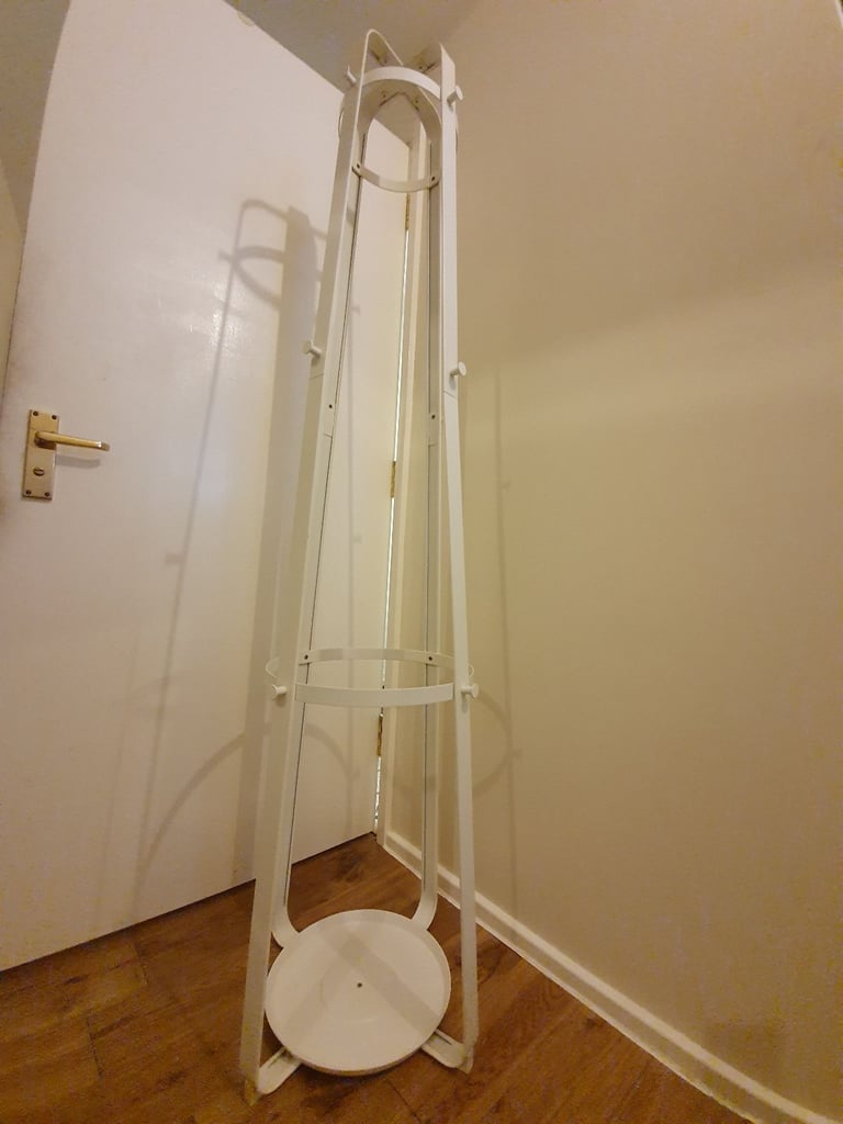 Ikea white coat rack / stand