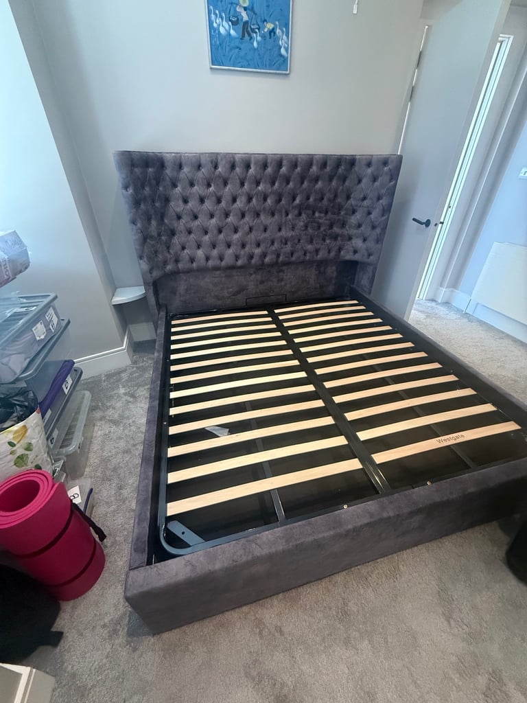 image for Super King ottoman bed frame 