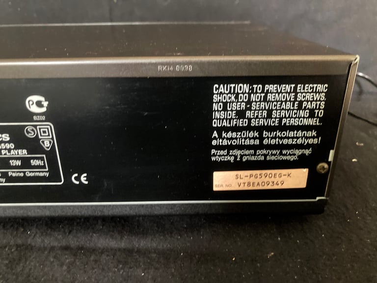 Technics SL-PG490 CD Player - Made in Germany