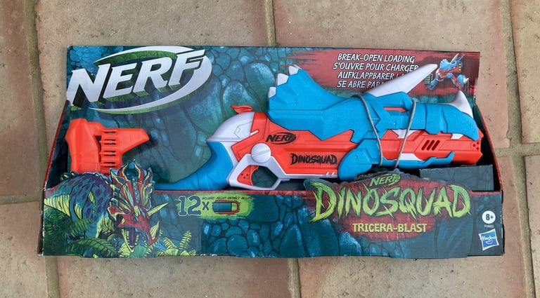 image for Nerf Dinosquad Tricera-Blast - NEW, STILL IN PACK!