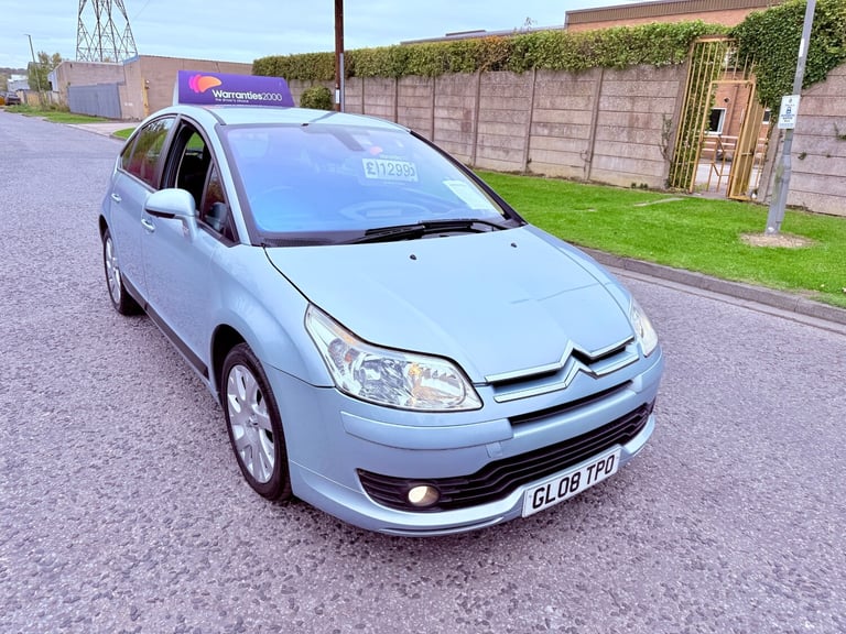 2008 08 CITROEN C4 1.6 VTR PLUS PETROL 5 DOOR MANUAL SAME LADY OWNER SINCE 2009