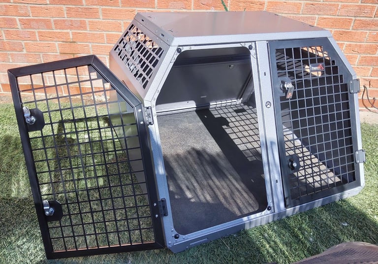 Trans K9 ( B3 ) Transport double dog cage (Lockable & Crash tested) TransK9