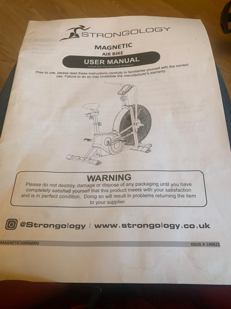 Strongology magnetic air resistance bike