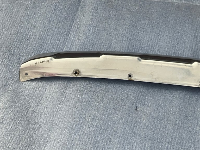 Genuine 3008 facelift 2016 chrom mufer molding lower front Bumper  