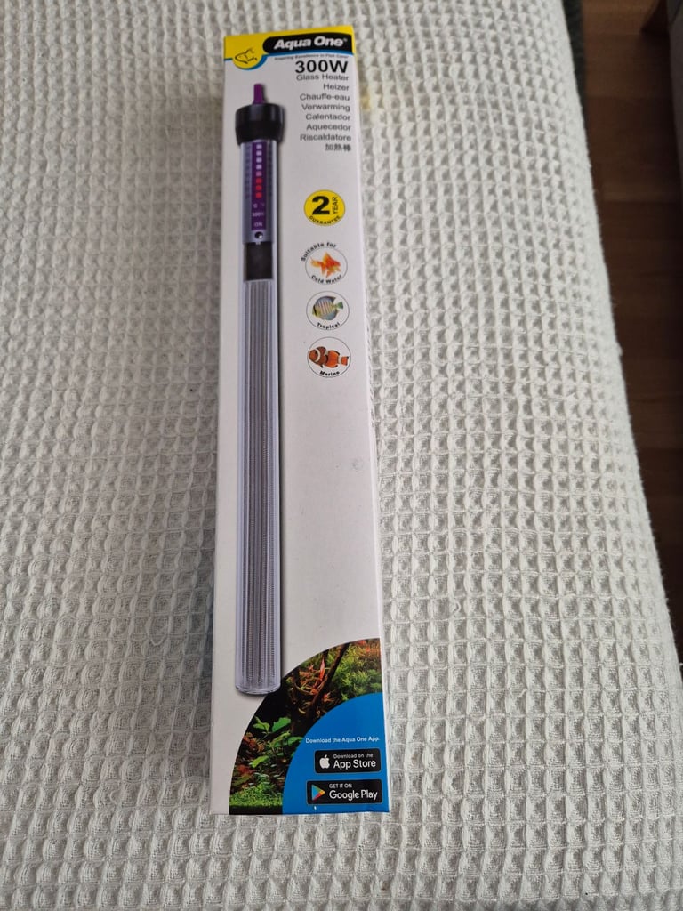 Aqua One large glass aquarium heater
