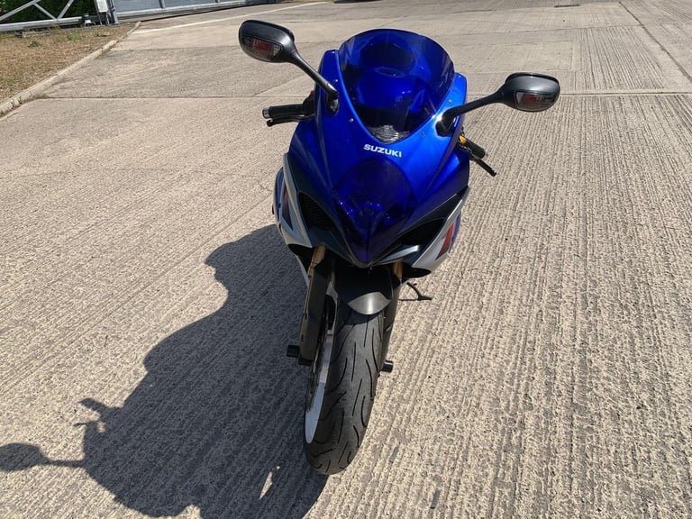 2008 08 SUZUKI GSXR 1000 K8 GSXR1000 SUPER SPORT BLUE  WHITE HPI CLEAR