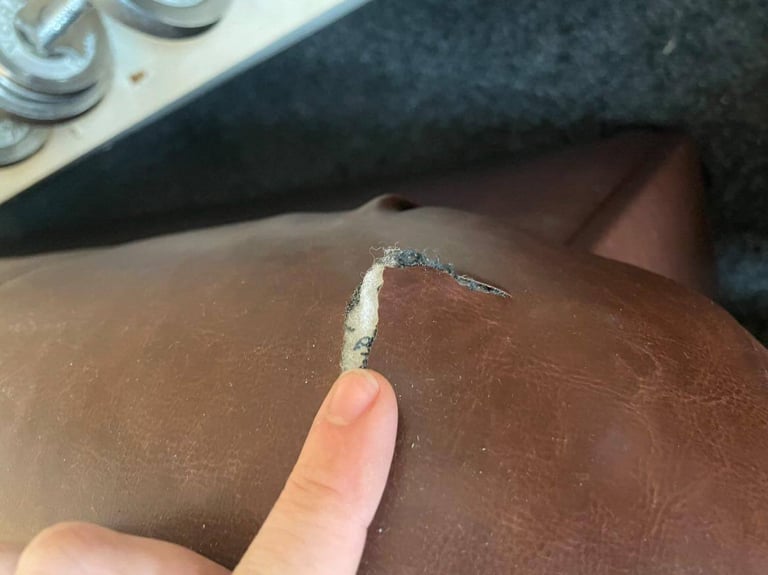 Leather Chesterfield Sofa 