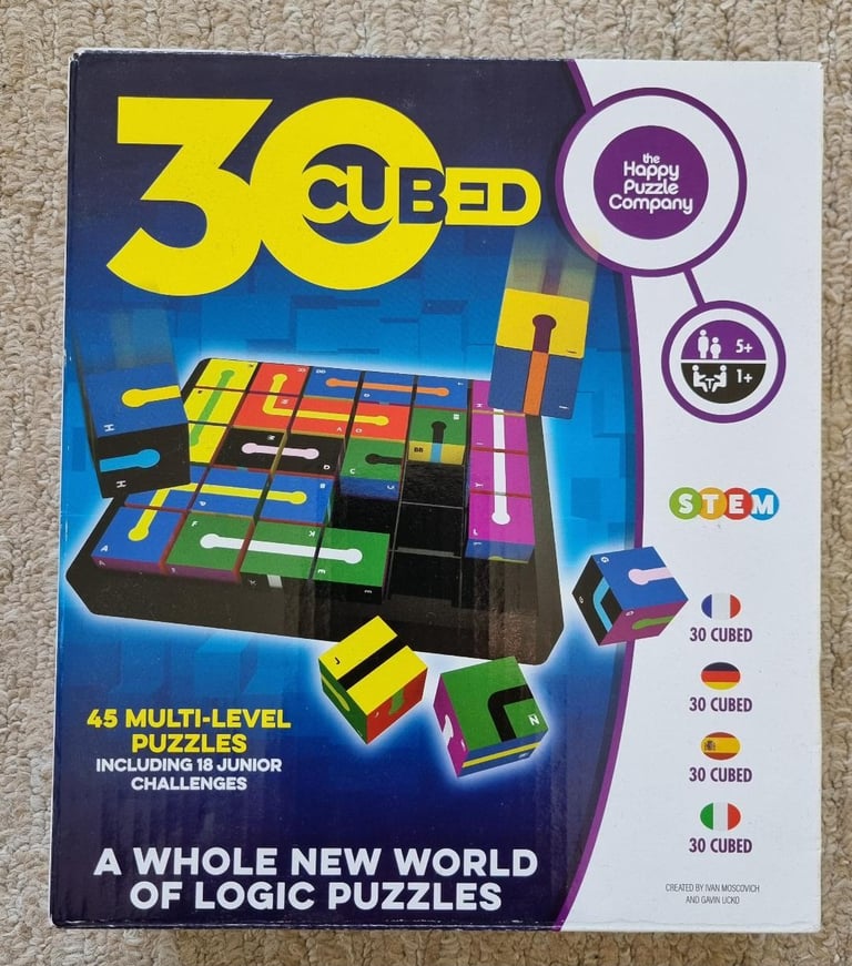 3D cubed - 45 multi-level puzzles