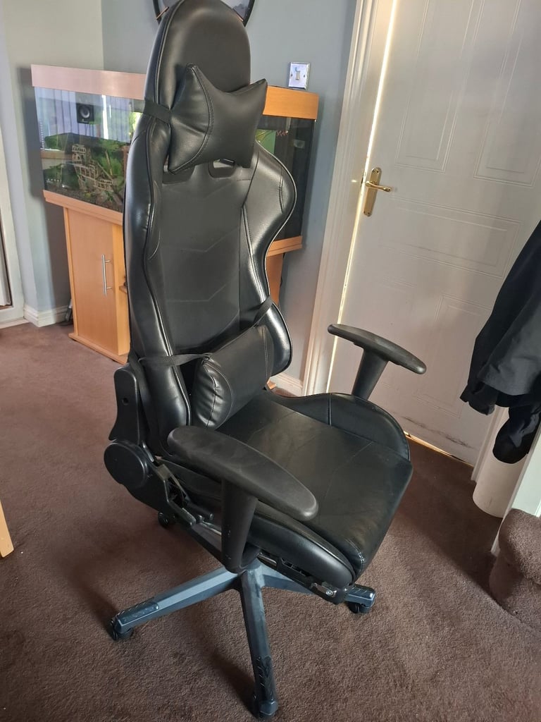 image for Black swivel Gaming Chair